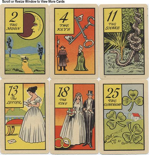 Gypsy divination cards